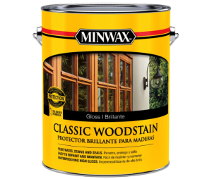Barniz Minwax Woodstain Brillante 4lts Base Solvente