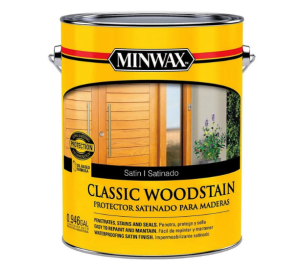 Barniz Minwax Woodstain Satinado 1lts Base Agua