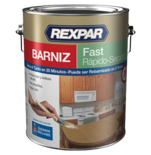 Barniz Fast al agua Rexpar 4lts