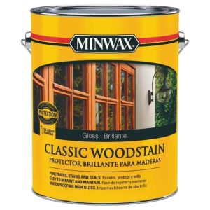 Barniz Minwax Classic Woodstain Brillante/ Satinado 1/4lts Base Solvente