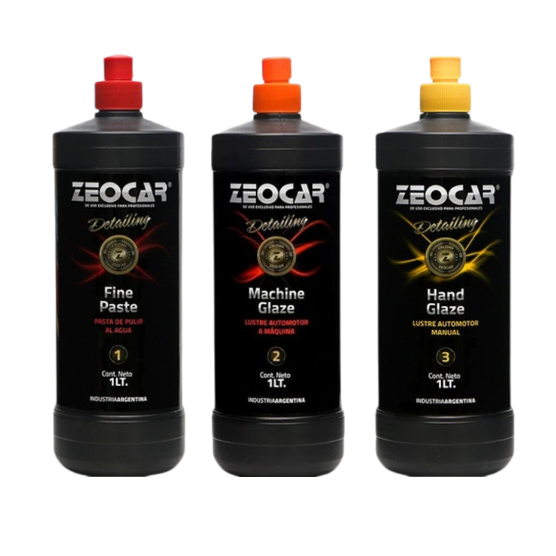 Zeocar Detailing Pasta Paso 1/2/3 0.2/0.5/1lt