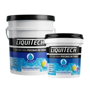 Pintura para Piscinas de Fibra Liquitech Blanco/Celeste Aruba 4/10/20lts