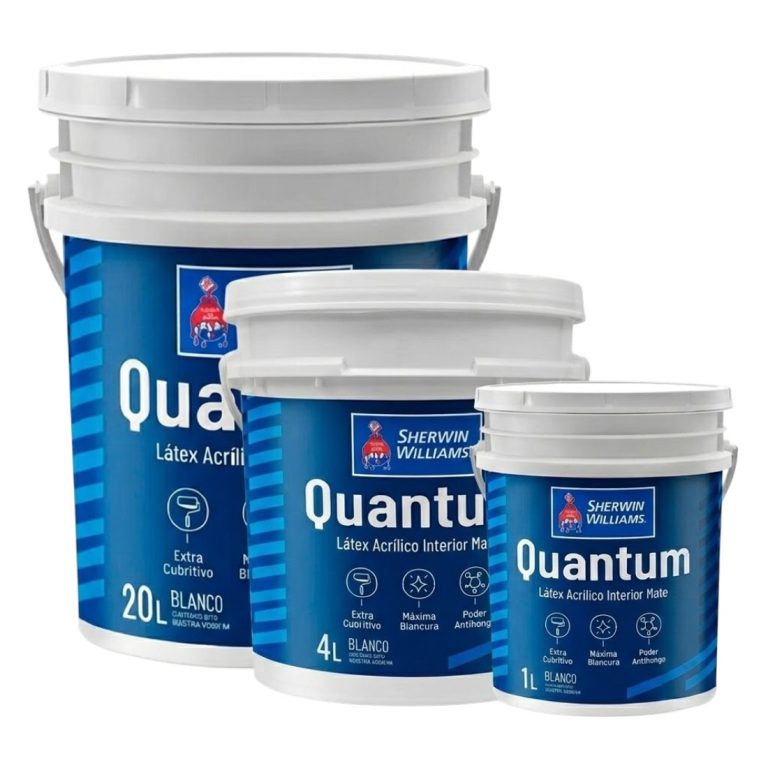 SW Latex Acrilico Interior Mate Quantum 1/4/20lts – Pinturerías Santarsieri