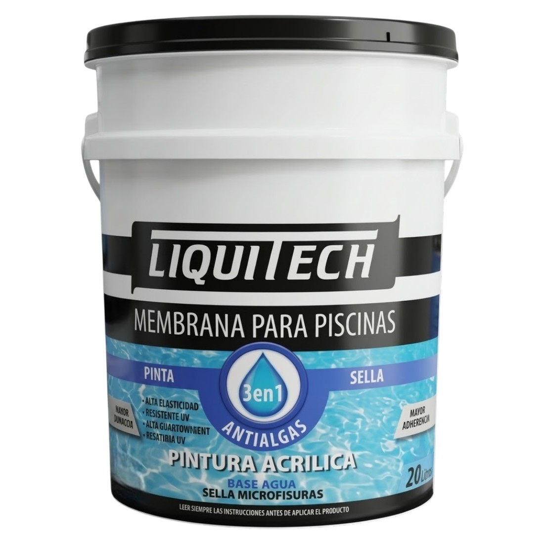 Liquitech Membrana Piscinas/Pileta 3 en 1 Liquitech 4/10/20lts - Image 2
