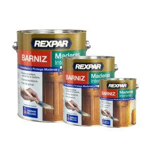 Barniz Rexpar Madera interior Satinado/Mate 0.5/1/4/20lts