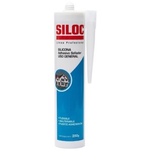 Siloc Sellador de Silicona Negro/Transparente 280gr