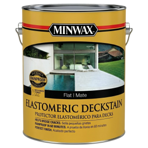 Barniz Minwax Elastomeric Deckstain Satinado 4lts Base Agua